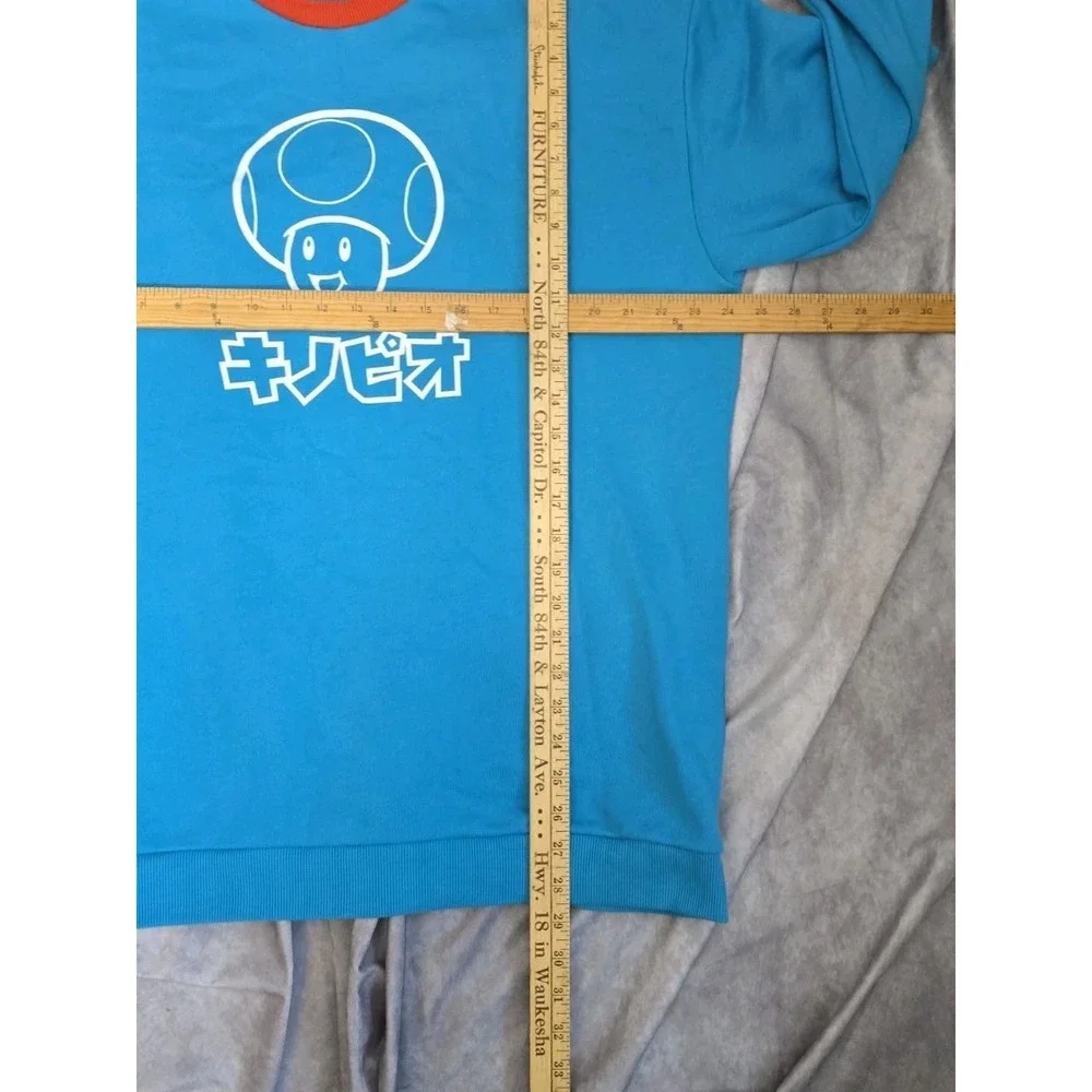 USJ Universal Studios Japan Super Nintendo World Toad Sweatshirt XL Unisex